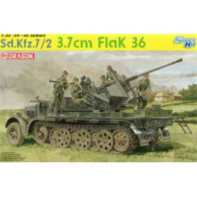 Sd.Kfz.7/2 avec PaK 36 - échelle 1/35 - DRAGON 6541