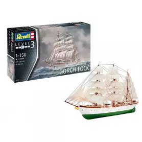 Voilier-école Gorch Fock Kit complet - 1/350 - REVELL 65432