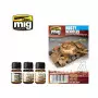 Set de lavis effet rouille enamel - AMMO MIG 7403