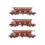 Set 3x wagon trémie Type 1 Uas ép. III-IV SNCF - HO 1/87 - REE WB-749