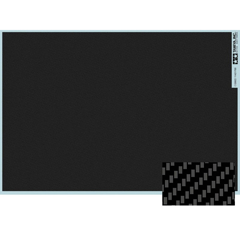 Décalcomanie aplat Carbone Trame croisée / Extra Fine - TAMIYA 12682