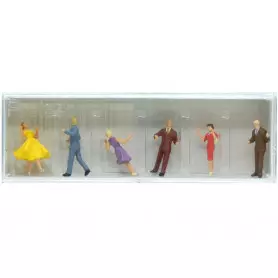 Couples de danseurs - HO 1/87 - PREISER 10120