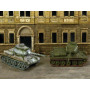 2x chars russes T 34/85 à assemblage rapide - WWII - Italeri 7515