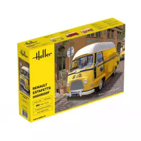 Renault Estafette toit haut - échelle 1/24 - HELLER 80740