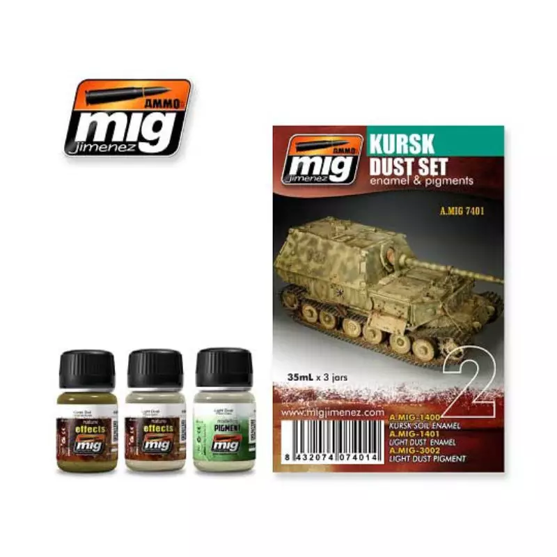 Set de pigments poussière d'été - AMMO MIG 7401
