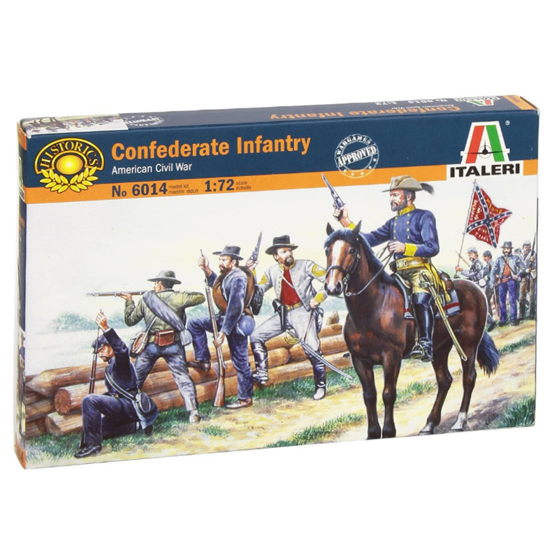 Troupes confédérées - échelle 1/72 - ITALERI 6014