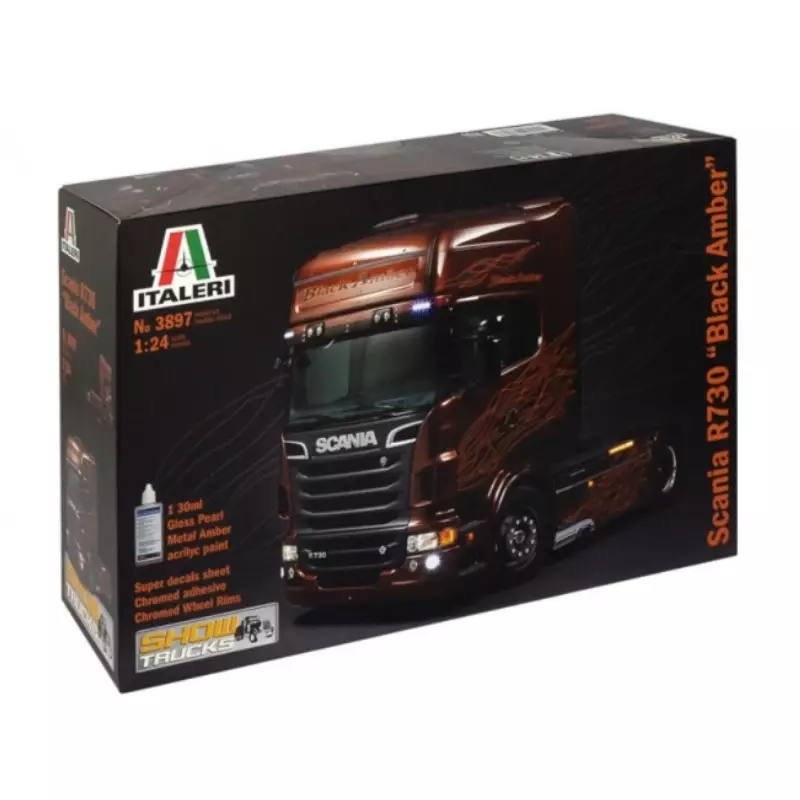 Scania R "Black Amber" - échelle 1/24 - ITALERI 3897