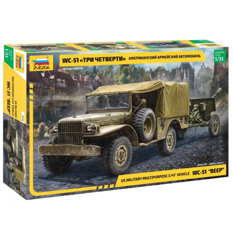 Dodge militaire US multi usage - 1/35 - ZVEZDA 3656
