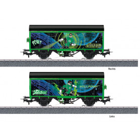 Wagon couvert Green Lantern - HO 1/87 - Märklin 44830