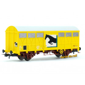 Wagon couvert type G41 transport de chevaux SNCF ép. III - HO 1/87 - JOUEF HJ6232