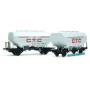 2x wagon Céréalier Richard CTC et CTC UNAC - Ep. III - HO 1/87 - REE WB-723