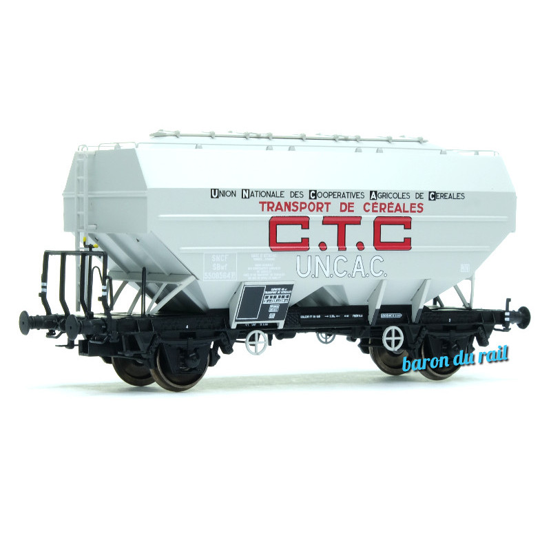 Wagon Céréalier Richard UNAC - Ep. III - HO 1/87 - REE WB-725