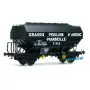 Wagon Céréalier Richard MOULINS D’ARENC - Ep. III - HO 1/87 - REE WB-726
