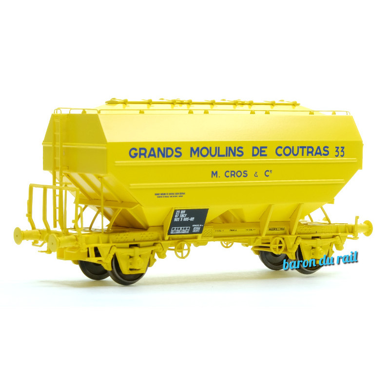 Wagon Céréalier MOULINS DE COUTRAS - Ep. IV - HO 1/87 - REE WB-733