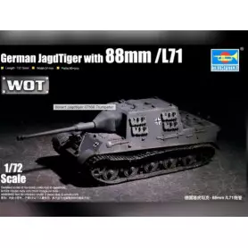 JagdTiger avec 88mm /L7 - échelle 1/72 - TRUMPETER 07166