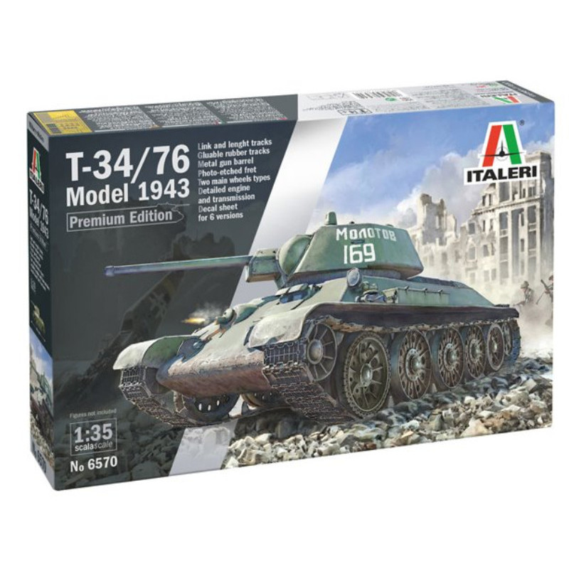 T-34/76 Modèle 1943 - 1/35 - ITALERI 3570