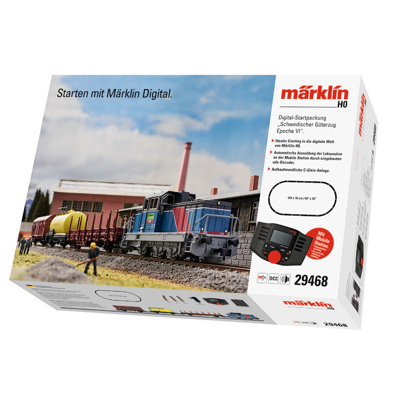 Coffret démarrage train de marchandises digital HO MARKLIN - 29468