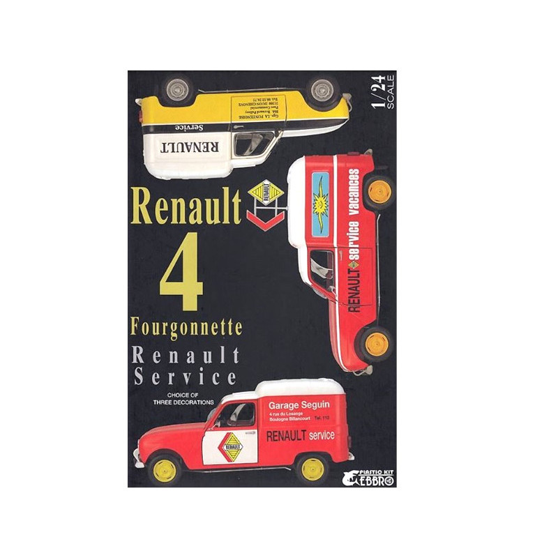 Maquette EBBRO Renault 4 GTL 1/24 - Neuve - Réf 25011