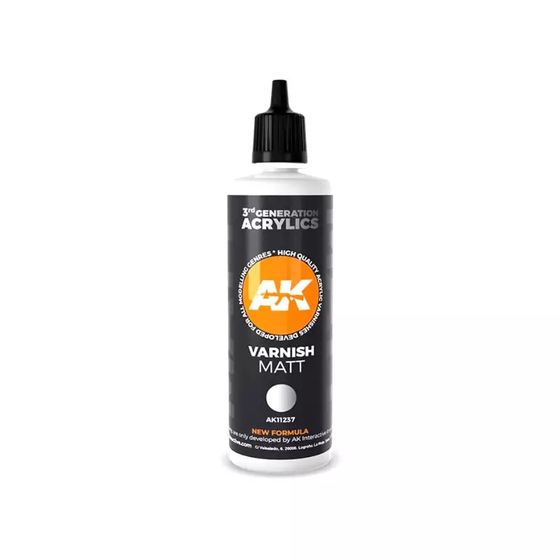 Vernis ultra mat 100 ml - AK INTERACTIVE AK11252
