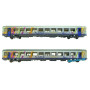 Set 2 voitures Vtu Alsace Carmillon ép. VI - SNCF - HO 1/87 - LS Models 41211