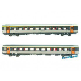 Set 2 voitures Vtu Affrètement PLC ép. IV-V - SNCF - HO 1/87 - LS Models 40997