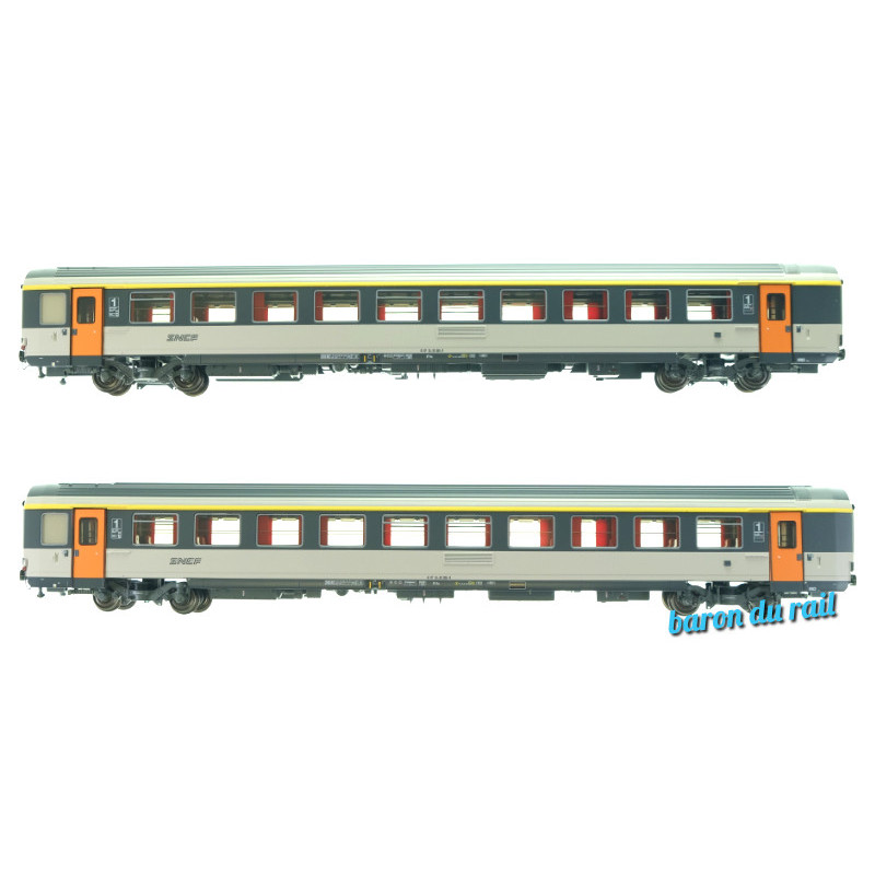 Set 2 voitures Vtu Affrètement PLC ép. IV-V - SNCF - HO 1/87 - LS Models 40997