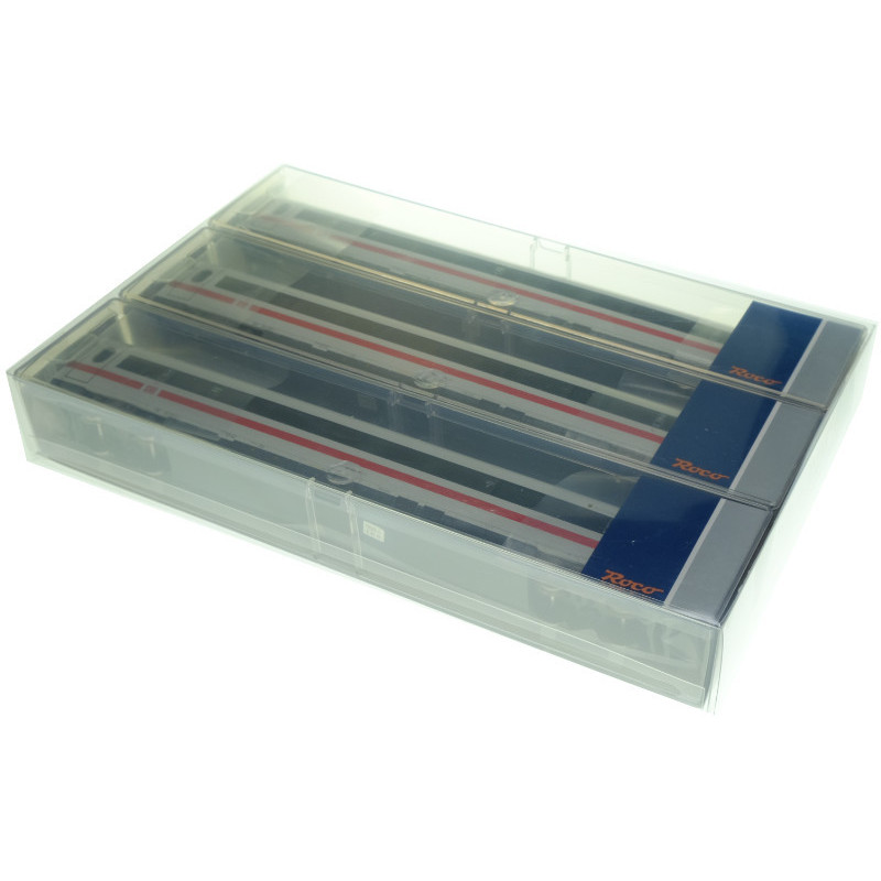 3x Voitures intermédiaires ICE 1, DB AG ép. VI - HO 1/87 - ROCO 74031