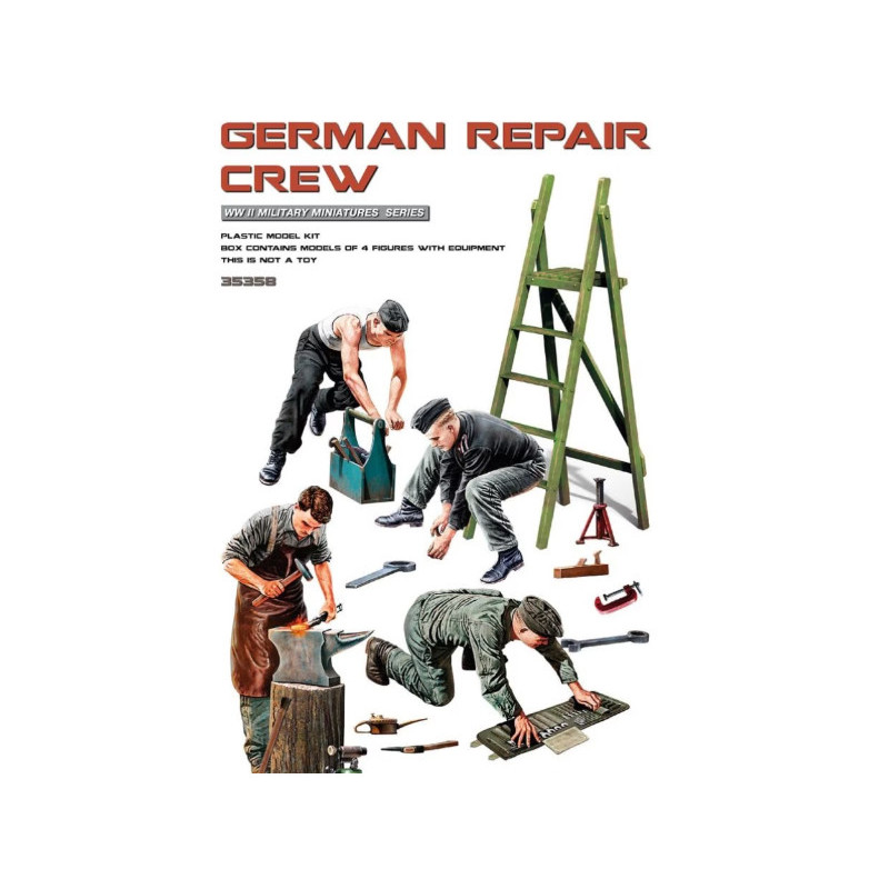 Mécaniciens allemands - échelle 1/35 - MINIART 35358