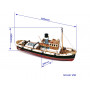 Maquette bateau Ulises RC - bois - 1/30 - OCCRE 61001