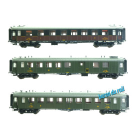 3x Voitures OCEM RA PLM Ep.II - HO 1/87 - REE VB-264