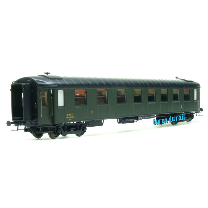 Voiture OCEM RA A3B5 ex-Midi SNCF ép IIIa - HO 1/87 - REE VB-379