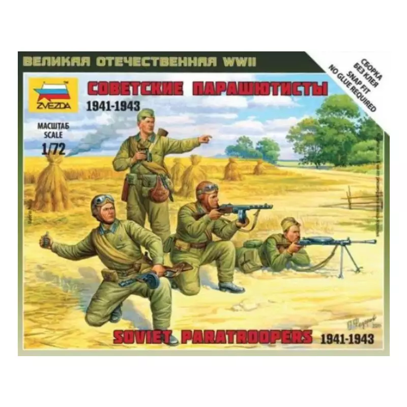 ZVEZDA 6138 - 1/72 - Parachutistes soviétiques