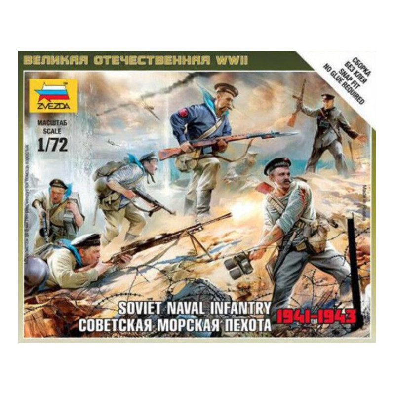 ZVEZDA 6146 - 1/72 - Infanterie navale soviétique
