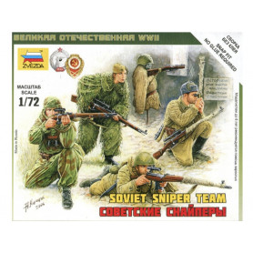 ZVEZDA 6193 - 1/72 - Équipe de tireurs d'élite soviétiques
