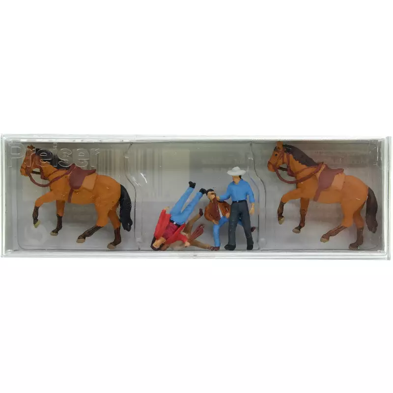 Leçon d'équitation - HO 1/87 - PREISER 10794