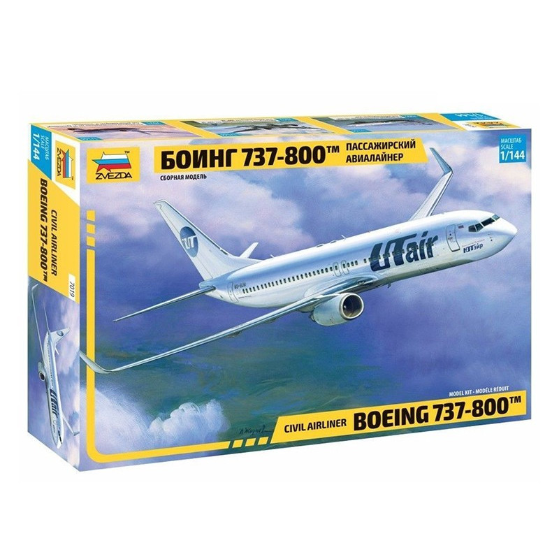 Avion civil BOEING 737-800 - 1/144 - ZVEZDA 7019