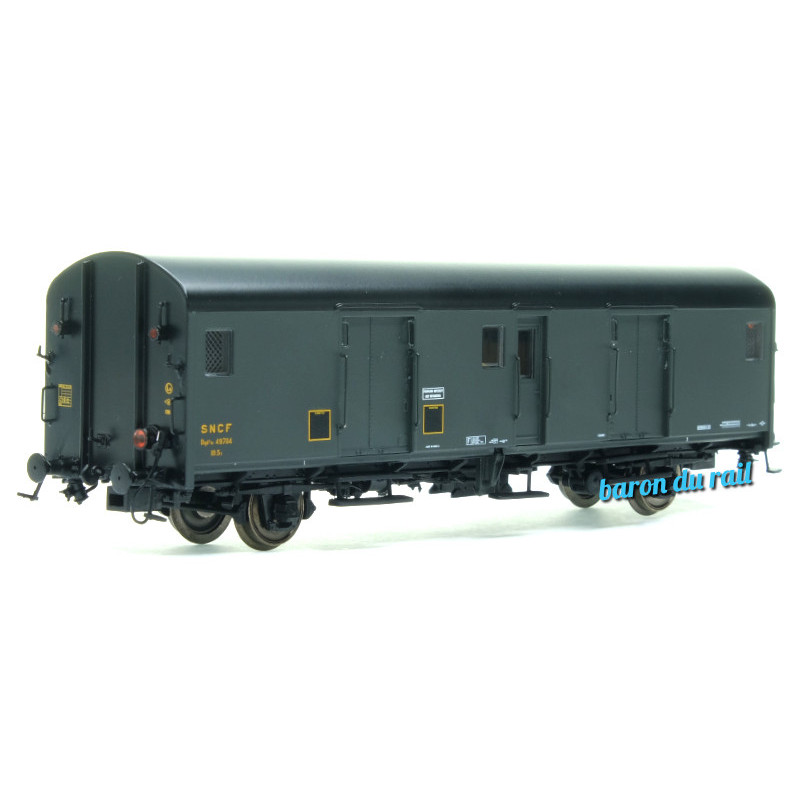 Fourgon Dqd2m feux fin de convoi SNCF ép IIIb - HO 1/87 - LS Models MW30310