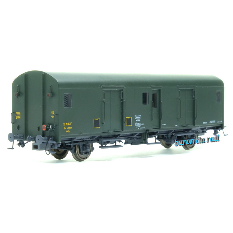 Fourgon Dd2ai feux fin de convoi SNCF ép IIIcd - HO 1/87 - LS Models MW30314