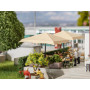 2x parasols carrés - HO 1/87 - FALLER 180862