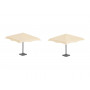 2x parasols carrés - HO 1/87 - FALLER 180862