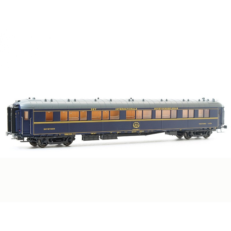 Voiture lit WL STU CIWL ex S2 livrée 1968 ép. IV - HO - LS Models 49138