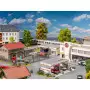 Set zone industrielle avec station de lavage auto - HO 1/87 - Faller 190086
