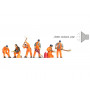 Chantier sur la voie + module sonore - N 1/160 - NOCH 12951