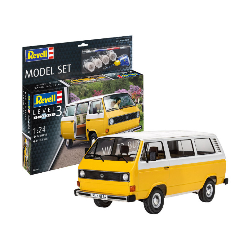 Volkswagen T3 Bus kit complet - 1/24 - REVELL 67706