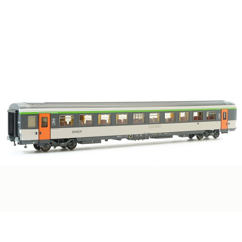 VTU B11tu 2ème cl. Corail - Logo nouilles - SNCF ép IV - HO - LS Models 40259