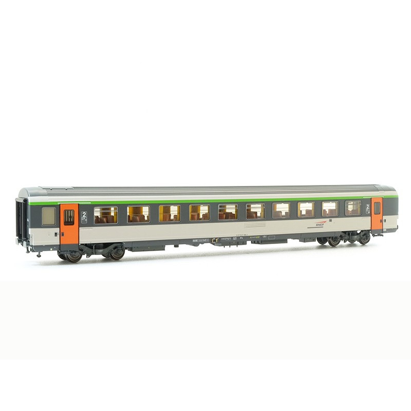 VTU B11tu 2ème cl. Corail - Logo casquette - SNCF ép V - HO - LS Models 40269