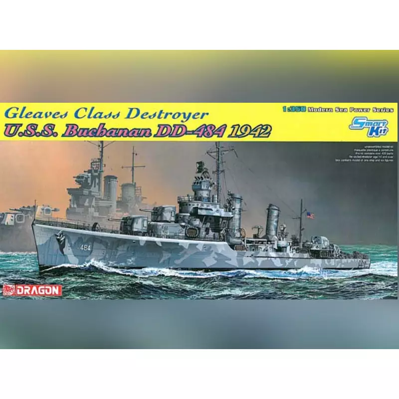 USS Buchanan DDG-484 - échelle 1/350 - DRAGON 1021