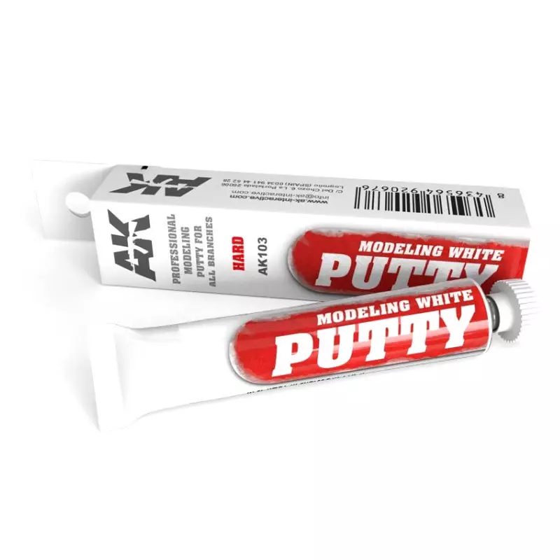 Putty professionnel blanc extra dur - AK INTERACTIVE AK103