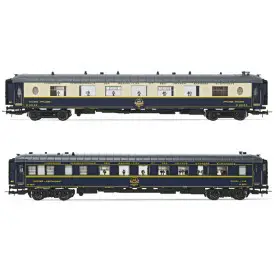 2x voitures Pullman ép. VI - CIWL - HO 1/87 - JOUEF HJ4172