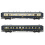 2x voitures Pullman ép. VI - CIWL - HO 1/87 - JOUEF HJ4172